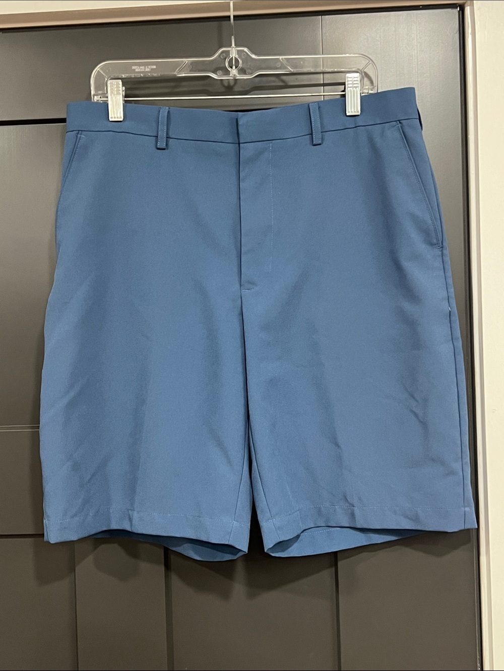 Savane Flat-Front Blue Men's Shorts